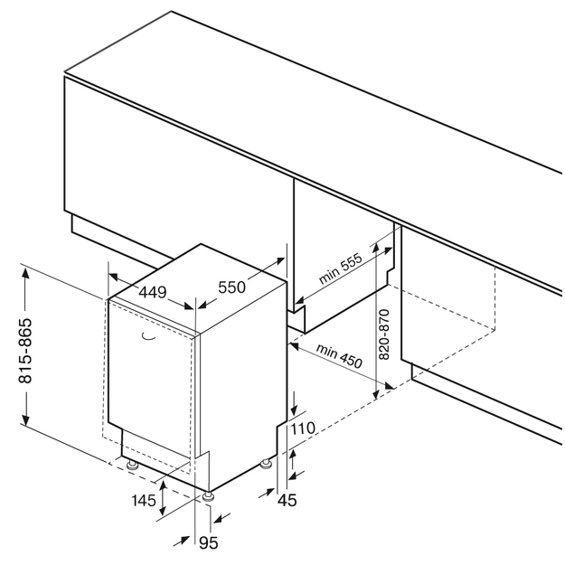 Встраиваемая посудомоечная машина KRONA BRENTA 45 BI V2 в Тюмени (preview 19)