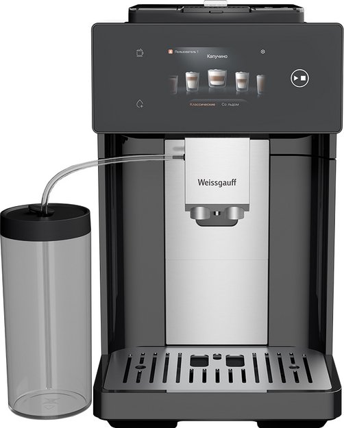 Кофемашина Weissgauff WCM-340 TFT Automatic Touch Cappuccino Nero в Тюмени (preview 3)
