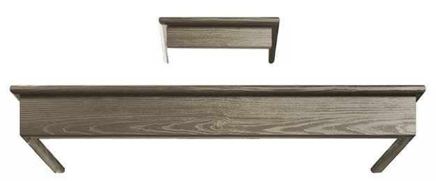 Деревянная рамка Smeg для вытяжки KCL900PO (дуб не окрашенный) в Тюмени (preview 1)