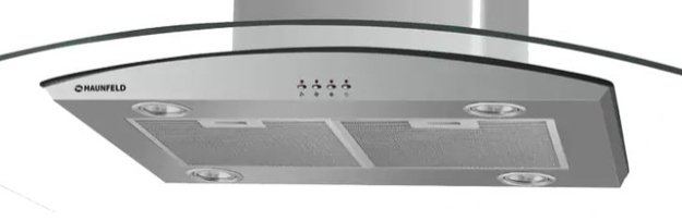 Кухонная вытяжка MAUNFELD Ancona PlusA Isla 90 нержавеющая сталь\прозрачное стекло в Тюмени (preview 2)