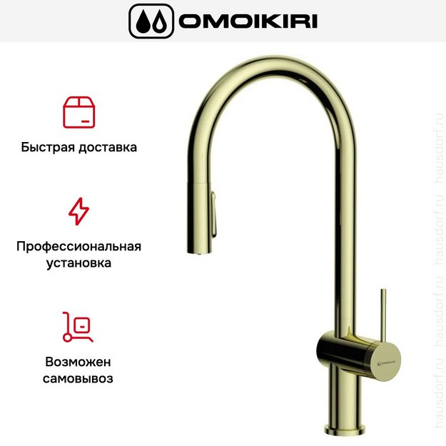 Смеситель Omoikiri Tahara-SB LG в Тюмени (preview 10)