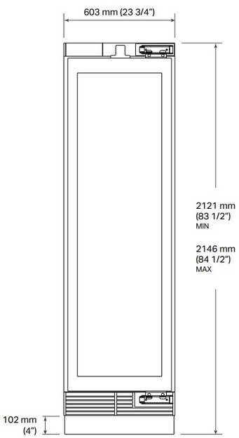 Встраиваемый винный шкаф Signature Kitchen Suite SKSCW243RP в Тюмени (preview 4)