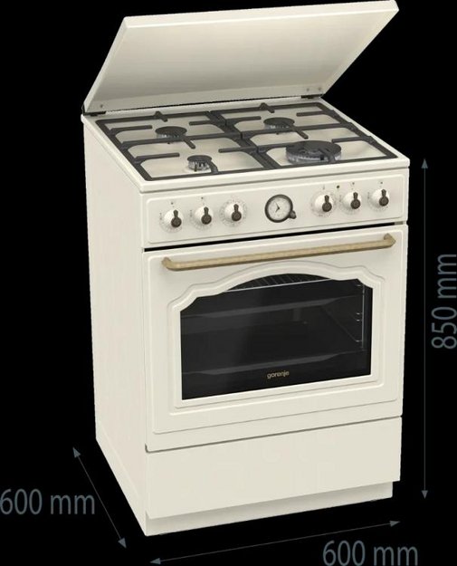Комбинированная плита Gorenje GKS6C71CLI в Тюмени (preview 4)