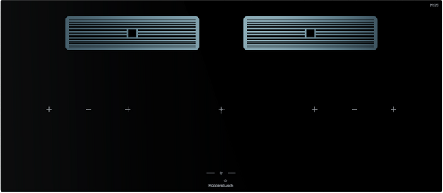 Индукционная варочная поверхность с вытяжкой Kuppersbusch KMI 12850.0 SR-E Stainless steel в Тюмени (preview 1)