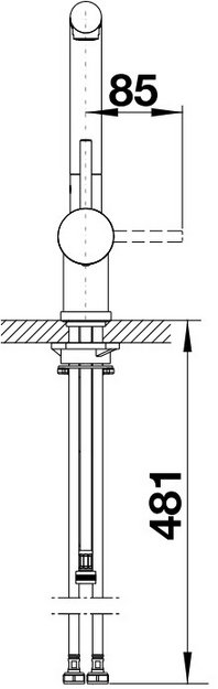 Смеситель Blanco LINUS-S 526148 Silgranit черный в Тюмени (preview 5)