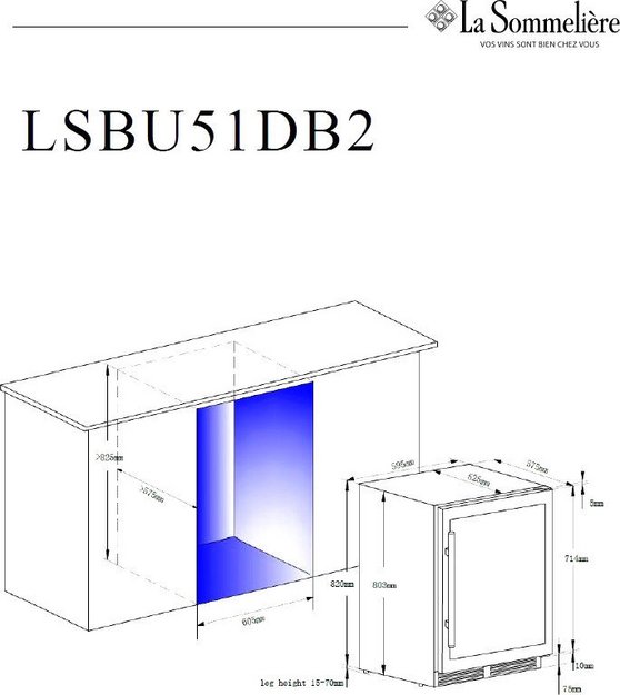 Винный шкаф La Sommeliere LSBU51DB2 в Тюмени (preview 4)