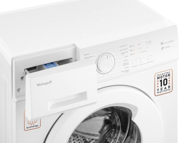 Стиральная машина Weissgauff WM 4506 Inverter Steam в Тюмени (preview 7)