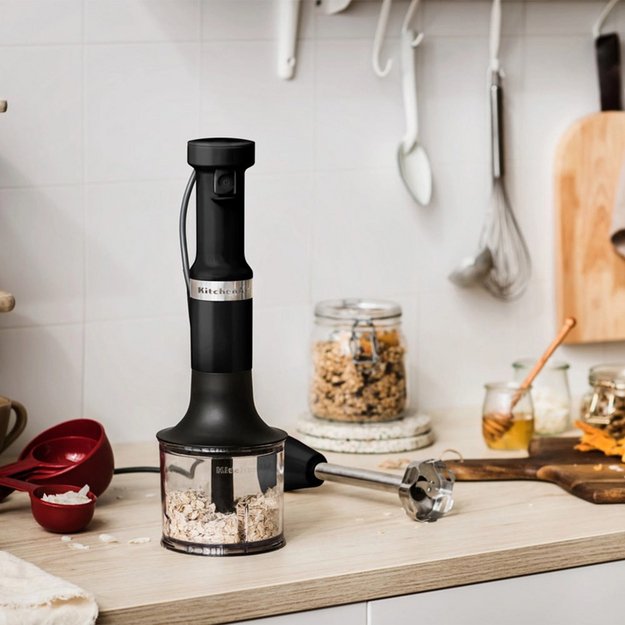 Погружной блендер KitchenAid 5KHBV83EBM матовый черный в Тюмени (фото 9) Погружной блендер KitchenAid 5KHBV83EBM матовый черный в Тюмени (preview 9)