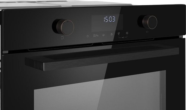 Компактный духовой шкаф с СВЧ Weissgauff OE 4551 DB Black Edition в Тюмени (preview 4)