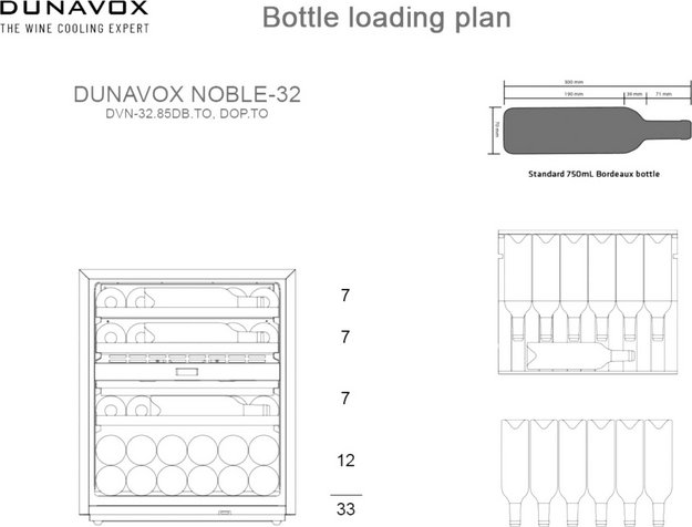 Винный шкаф Dunavox DVN-32.85DOP.TO в Тюмени (preview 8)