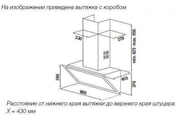 Настенная вытяжка Kuppersbusch DW 9800.0 G серое стекло в Тюмени (preview 2)