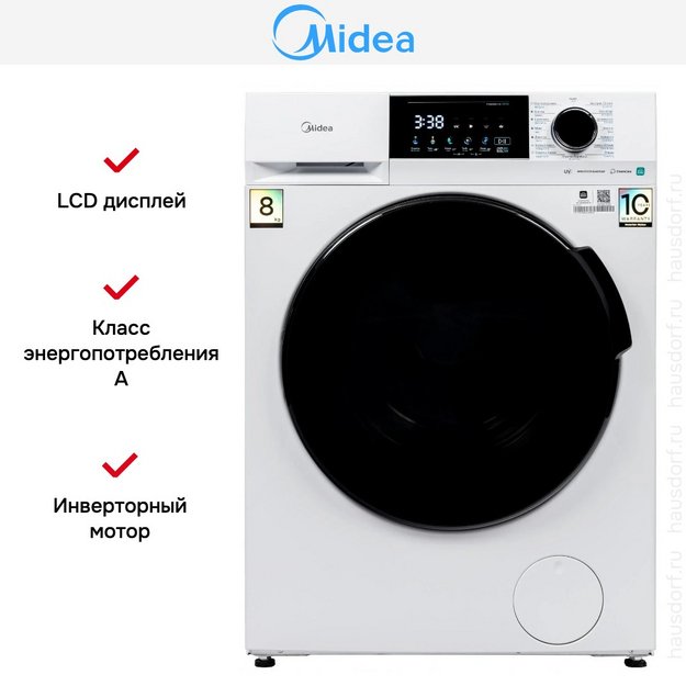 Стиральная машина Midea MFC3814BSW47/W в Тюмени (preview 8)
