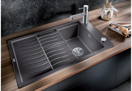 Мойка Blanco Elon XL 6S антрацит клапан-автомат InFino 524834 в Тюмени (preview 5)