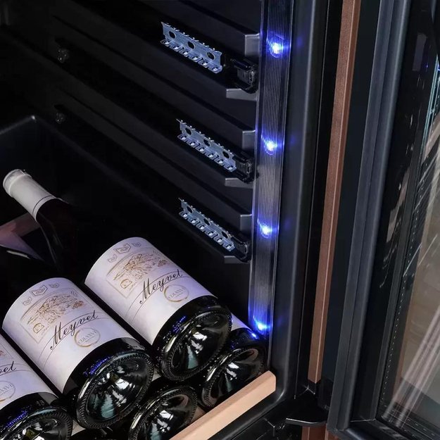 Винный шкаф Meyvel MV163PRO-KBT2 (Итальянский орех) в Тюмени (preview 11)