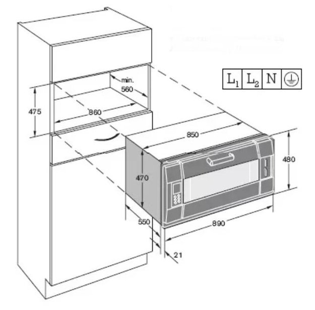 Духовой шкаф Gaggenau EB 388-110 в Тюмени (фото 7) Духовой шкаф Gaggenau EB 388-110 в Тюмени (preview 7)