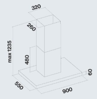 Вытяжка Falmec PLANE ISOLA WHITE 90 PLUS в Тюмени (preview 3)