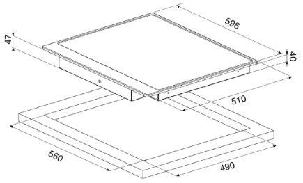 Варочная панель Smeg P764PO новая с витрины в Тюмени (preview 2)