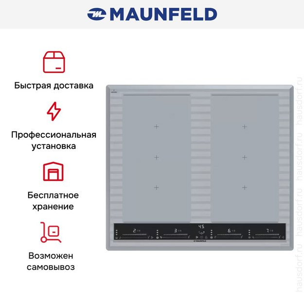 Индукционная варочная панель Maunfeld CVI594SF2MBL LUX Inverter в Тюмени (preview 9)