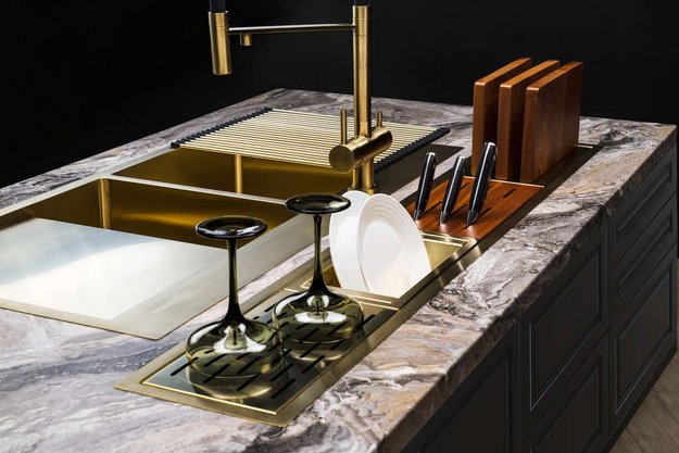 Встраиваемая сушка для посуды с вставками Omoikiri DRY-01 GM в Тюмени (preview 3)