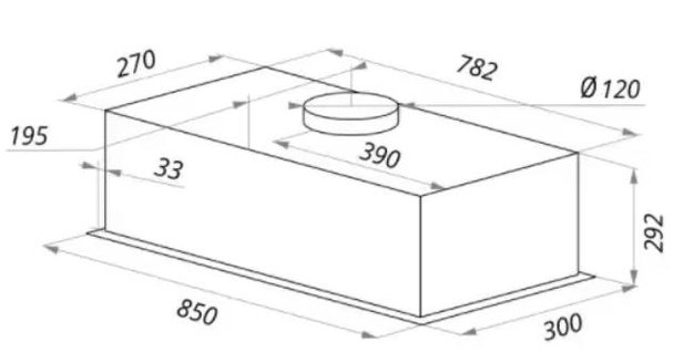 Встраиваемая вытяжка Maunfeld CROSBY PUSH 90 INOX Gl в Тюмени (preview 10)