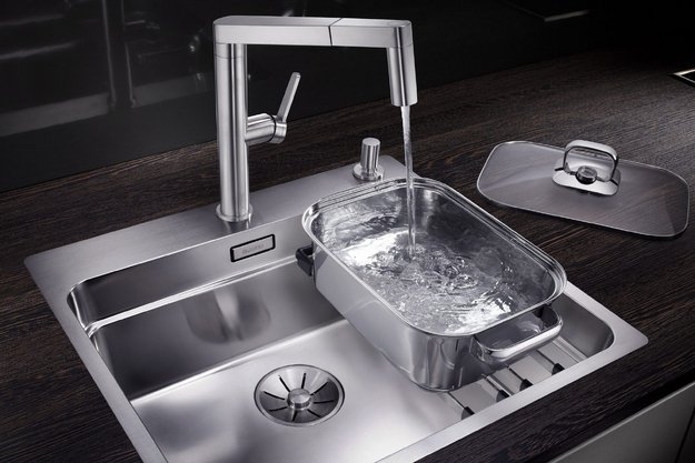 Мойка BLANCO ETAGON 500-IF/A нержавеющая сталь, клапан-автомат в Тюмени (preview 3)