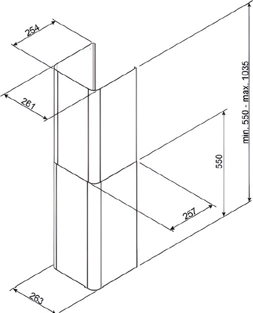 Комплект декоративных коробов Smeg KITCMNFABUJ в Тюмени (preview 2)