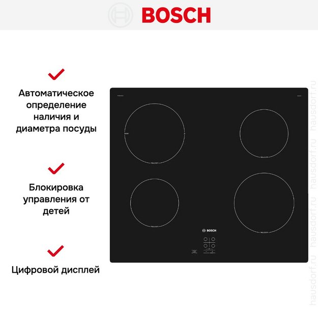 Индукционная варочная панель Bosch PUG61RAA5E в Тюмени (preview 5)