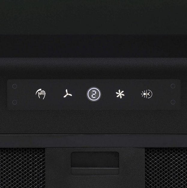 Встраиваемая вытяжка KRONA Изида 600 черное закаленное стекло (Isida 600 black SGC) в Тюмени (preview 8)