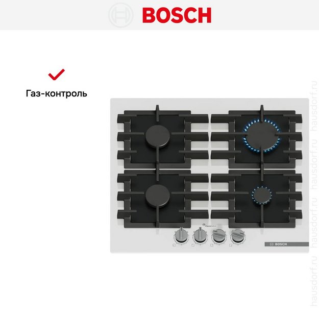 Газовая варочная панель Bosch PPP6A2I40R в Тюмени (preview 7)