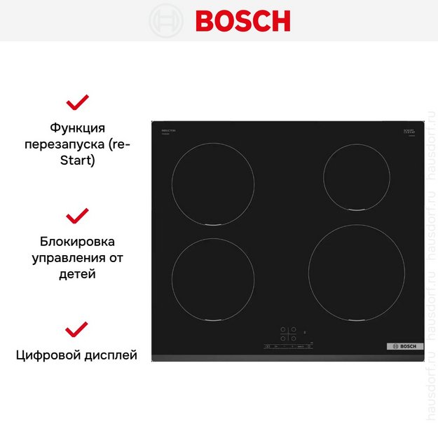Индукционная варочная панель Bosch PIE 631BB5E в Тюмени (preview 5)