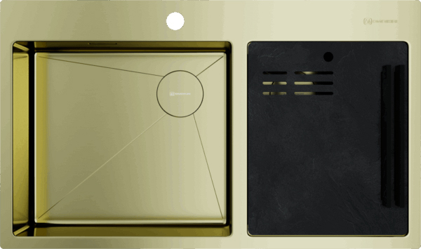 Мойка Omoikiri AKISAME 86-2 SIDE LG в Тюмени (preview 1)