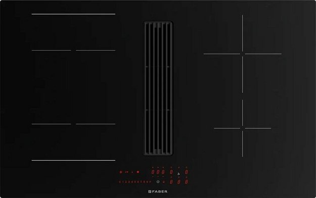 Варочная панель со встроенной вытяжкой Faber Galileo Linear F830 в Тюмени (preview 1)