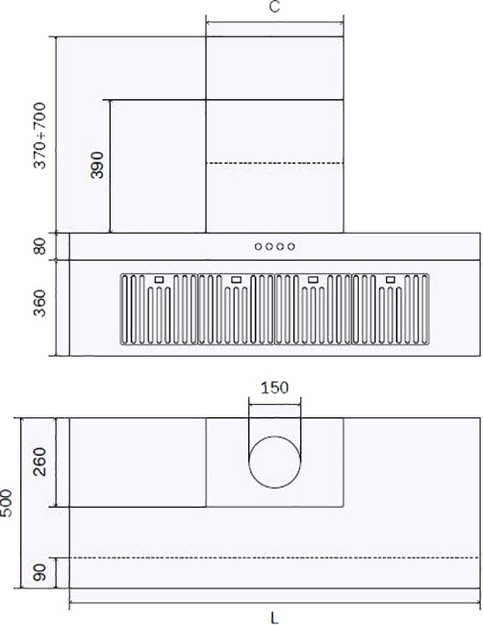 Вытяжка Ilve AGQ120/SS в Тюмени (preview 2)