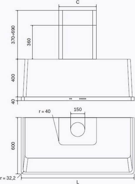 Вытяжка Ilve AM150/BL в Тюмени (preview 4)