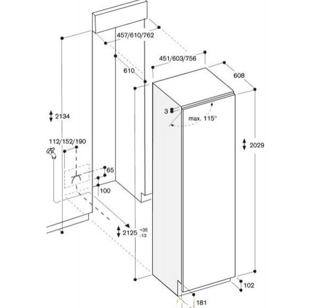 Встраиваемый морозильник Gaggenau RF 411-301 в Тюмени (preview 2)