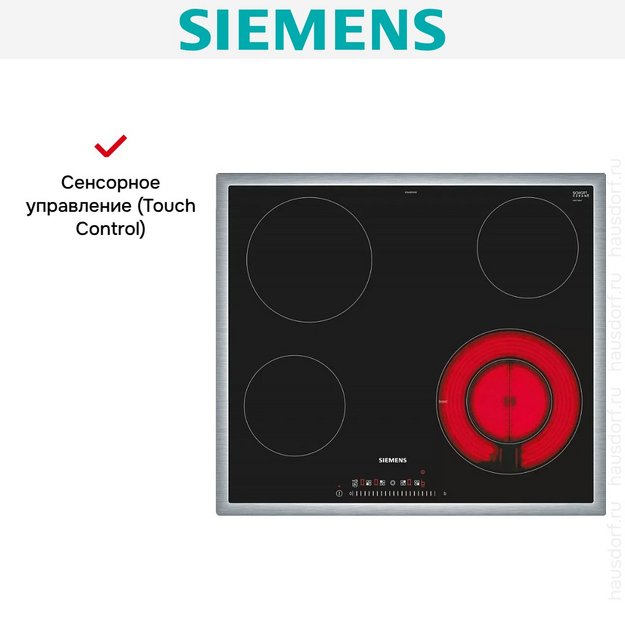 Электрическая варочная панель Siemens ET645FFN1E в Тюмени (preview 4)