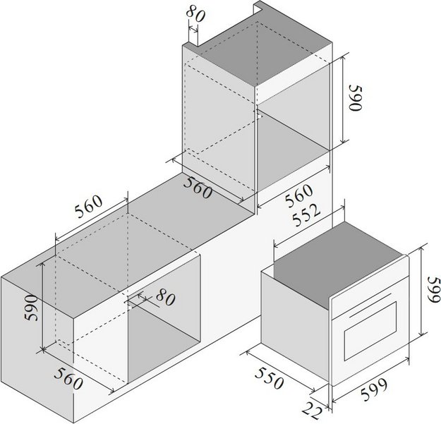 Духовой шкаф Ilve OV60STCT3/BK в Тюмени (preview 2)