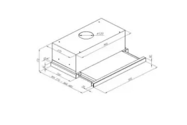 Встраиваемая кухонная вытяжка MAUNFELD VS Light Glass 60 белое стекло в Тюмени (preview 8)
