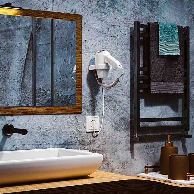 Настенный фен Meyvel MF3-1300 (White) в Тюмени (preview 2)