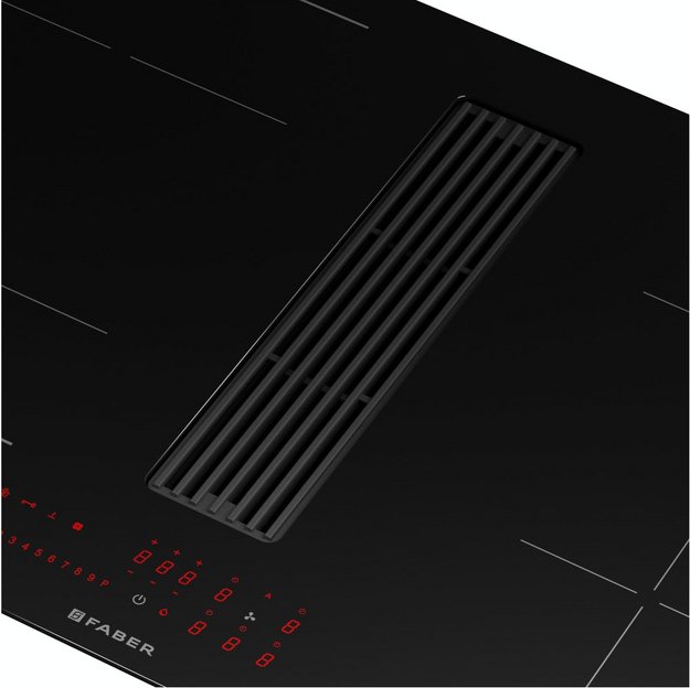 Варочная панель со встроенной вытяжкой Faber Galileo Linear F830 в Тюмени (preview 3)