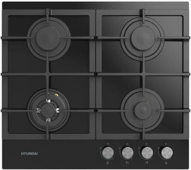 Газовая варочная панель Hyundai HHG 6434 BG в Тюмени (preview 1)