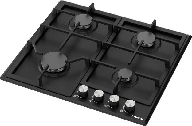 Газовая варочная панель Hyundai HHG 6432 BK в Тюмени (preview 2)