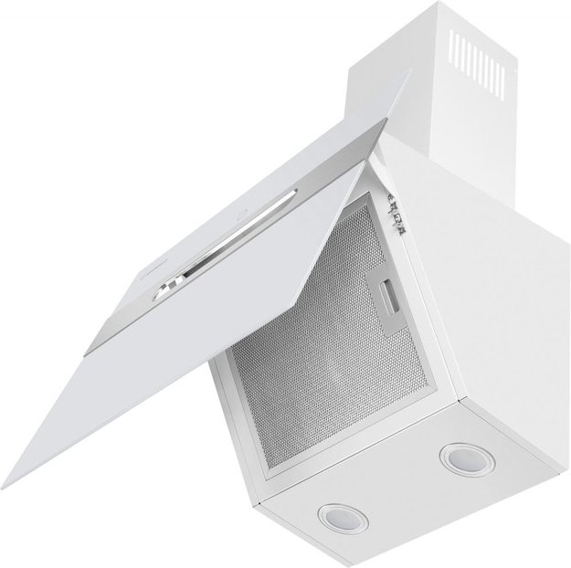 Кухонная вытяжка MAUNFELD Moon 60 белый\вставка сатин в Тюмени (preview 3)