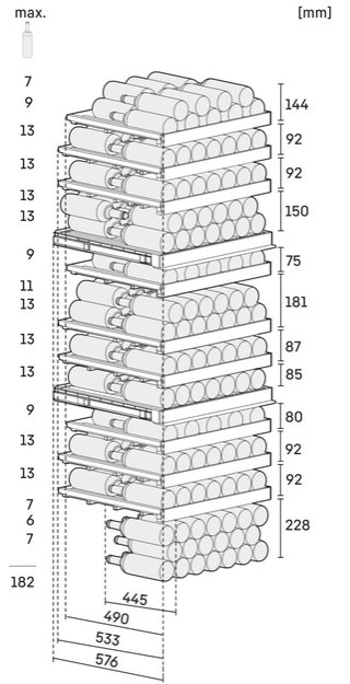 Винный шкаф Liebherr WPgbi 7473 Vinidor Selection в Тюмени (preview 9)