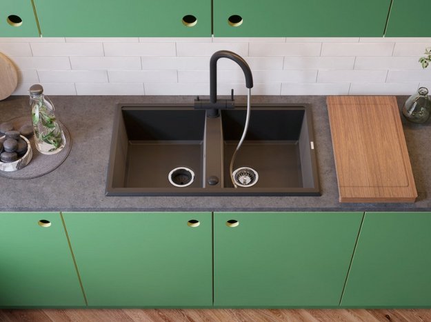 Мойка Omoikiri TEDORI 86-2 BL в Тюмени (preview 3)