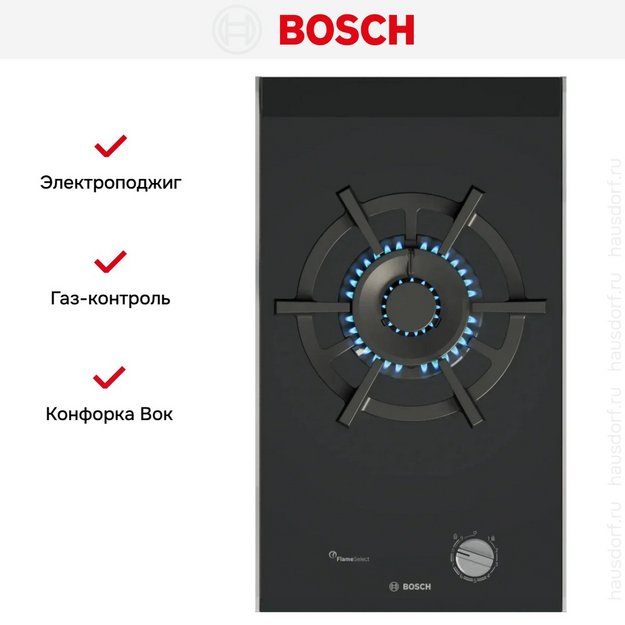 Газовая варочная панель Bosch PRA3A6I10 в Тюмени (preview 7)