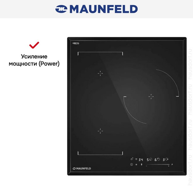 Индукционная варочная панель Maunfeld CVI453SBBK LUX Inverter в Тюмени (preview 8)