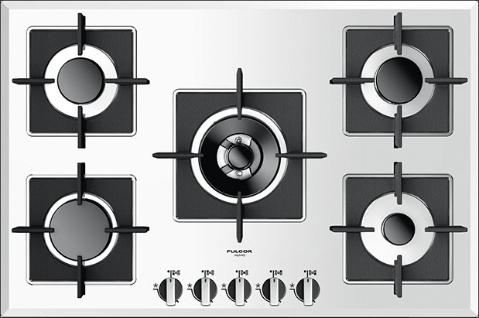 Варочная панель Fulgor Milano LH 775 G WK WH в Тюмени (preview 1)