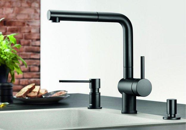 Дозатор для жидкого мыла Blanco Lato 525789 черный матовый в Тюмени (preview 6)