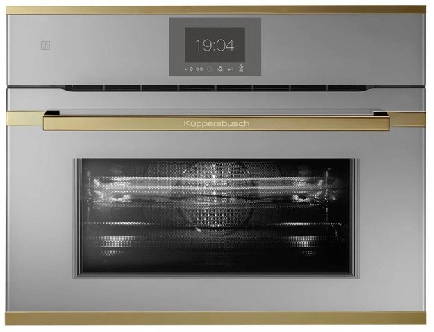 Компактный духовой шкаф с микроволнами Kuppersbusch CBM 6550.0 G4 Gold в Тюмени (preview 1)